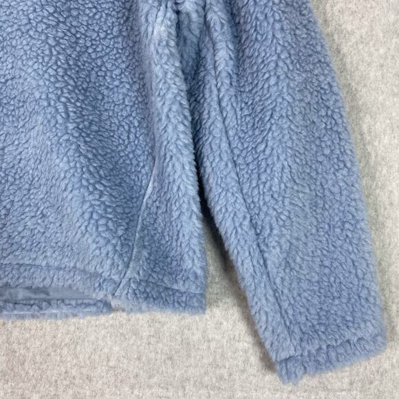 Lululemon Blue Wool Blend Whenever Crew Sherpa Pullover Size 4 - Picture 4 of 9
